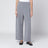 Grey wool-cotton blend trousers