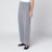 Pantalone grigio in misto lana e cotone