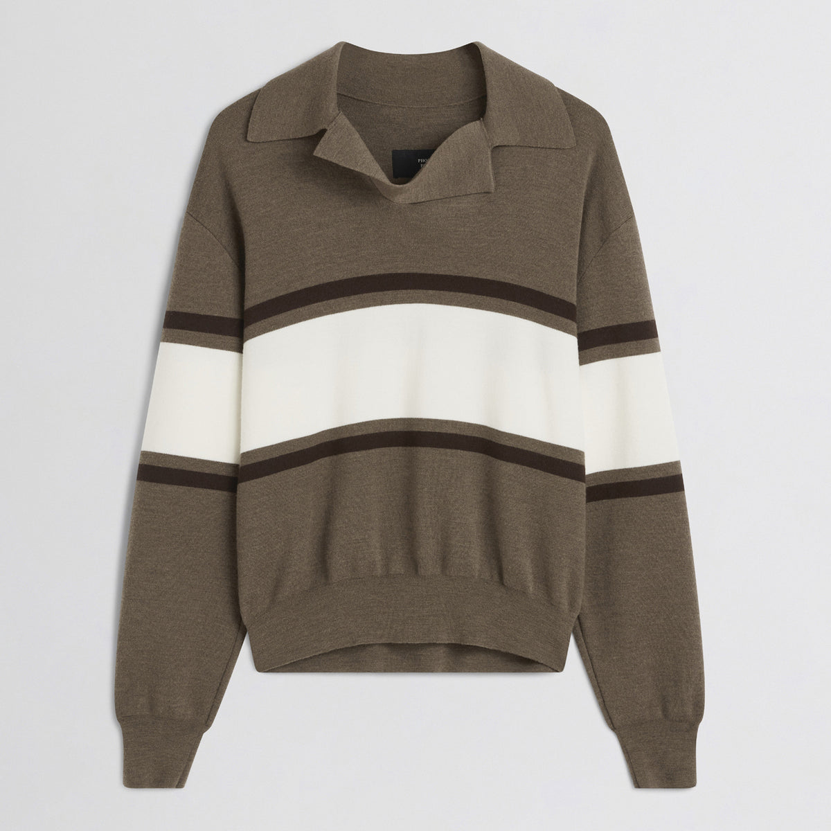 Pull polo ouvert