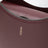 Ellie plum-colored bag in smooth leather
