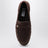 Ellis suede leather loafers in chocolate