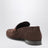 Ellis suede leather loafers in chocolate