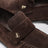 Ellis suede leather loafers in chocolate