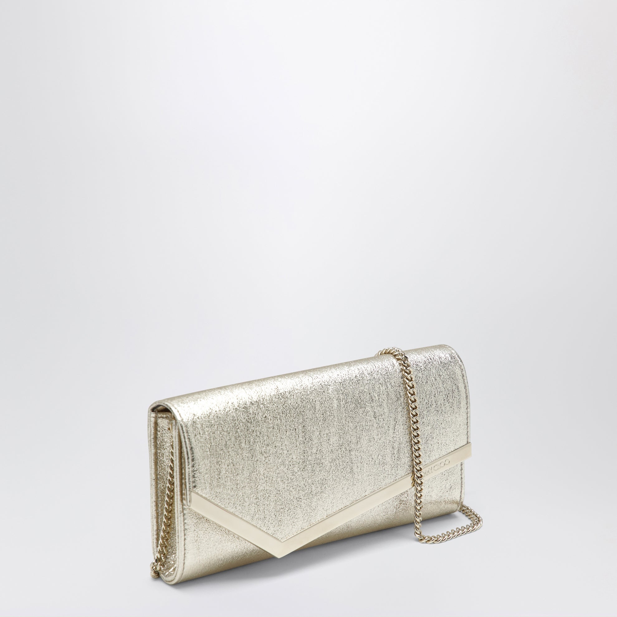 Pochette Emmie en tissu Brilliance, or clair