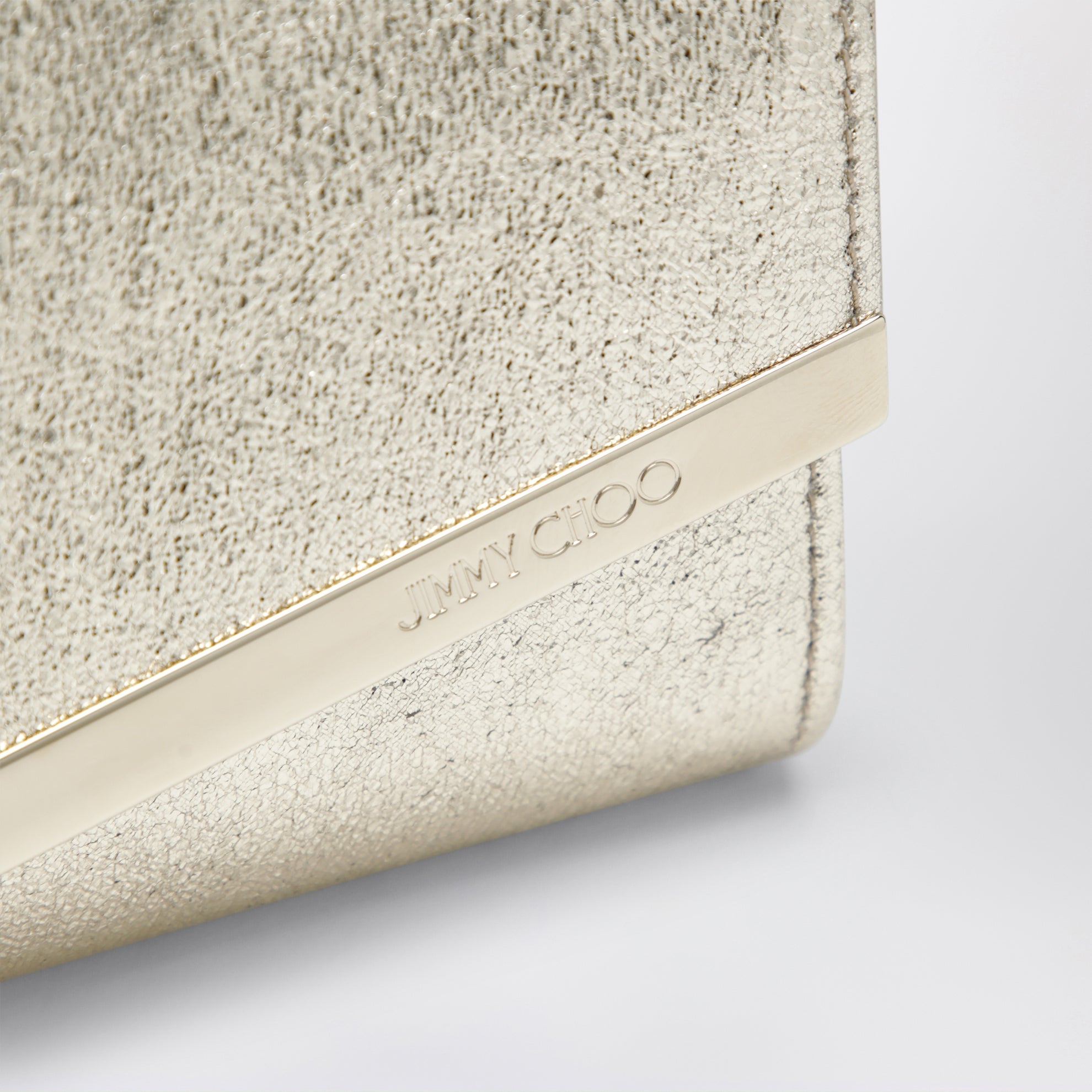 Pochette Emmie en tissu Brilliance, or clair