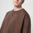 Brauner Hoodie aus Baumwolle