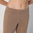 Pantalone a zampa beige in cotone