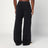 Pantalone cargo nero in cotone
