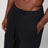 Pantalone cargo nero in cotone