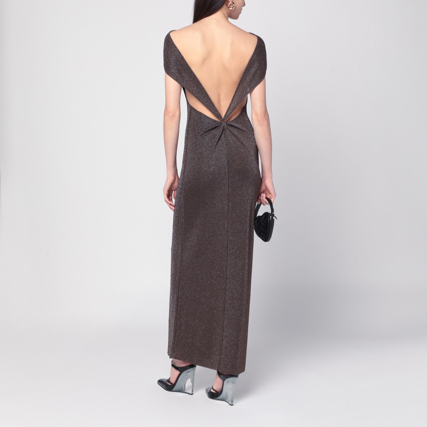 max mara brown dress Max Mara | Woman - Printed cotton poplin dress - Brown
