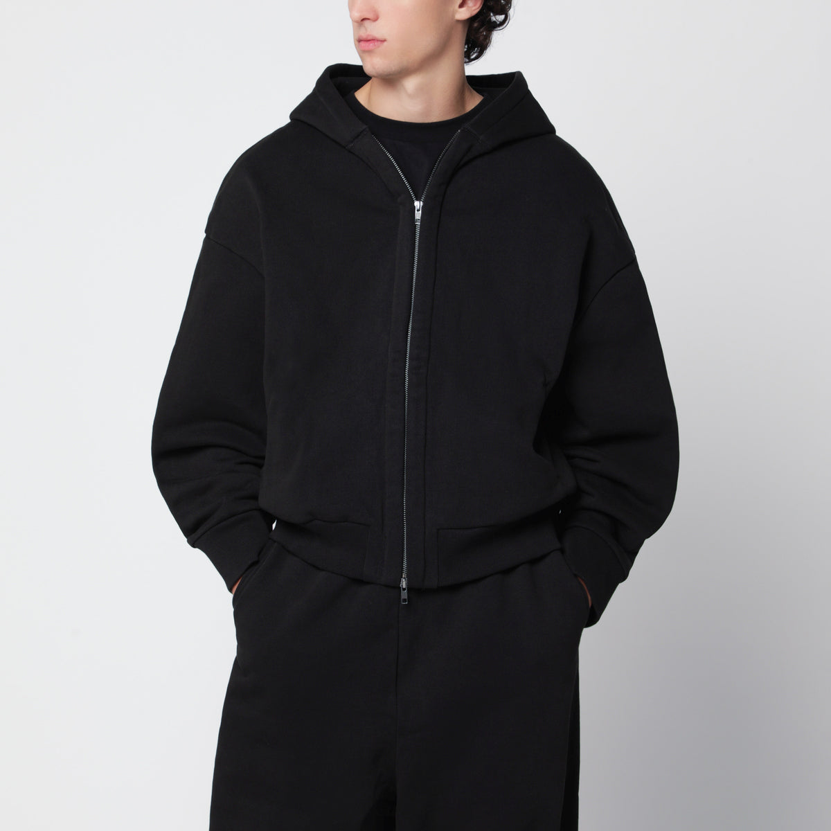 Felpa con cappuccio Thermal Hood V2 nera