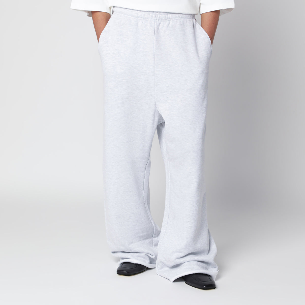 Full Sweatpant Jogginghose in Hellgrau