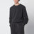 Pod Rundhals-Sweatshirt in verwaschenem Schwarz