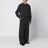 Pod crew-neck sweatshirt in washed black