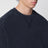 Pod crew-neck sweatshirt in washed navy blue