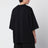 Heavy Boxy T-Shirt aus schwarzer Baumwolle