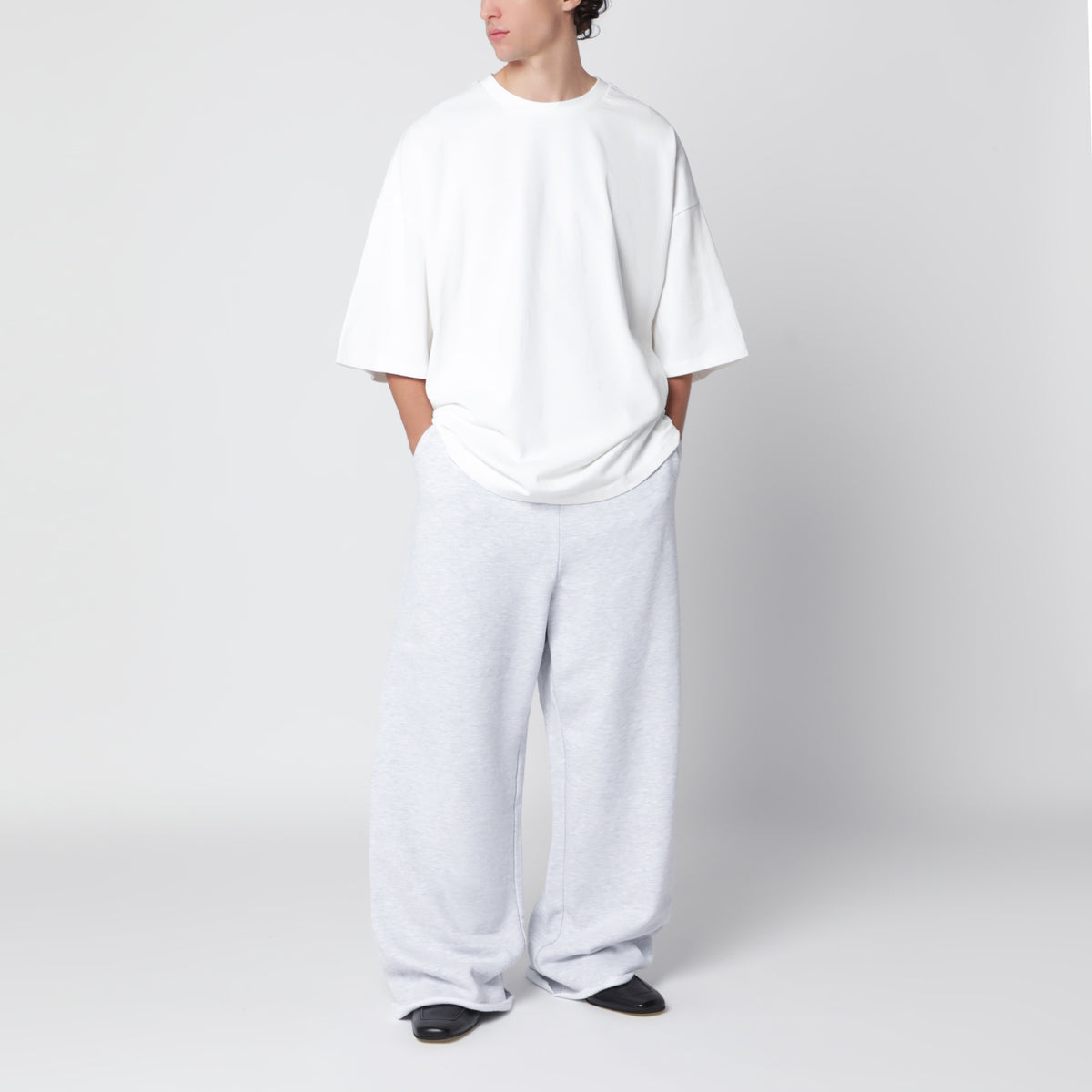 Heavy Boxy T-Shirt aus weißer Baumwolle
