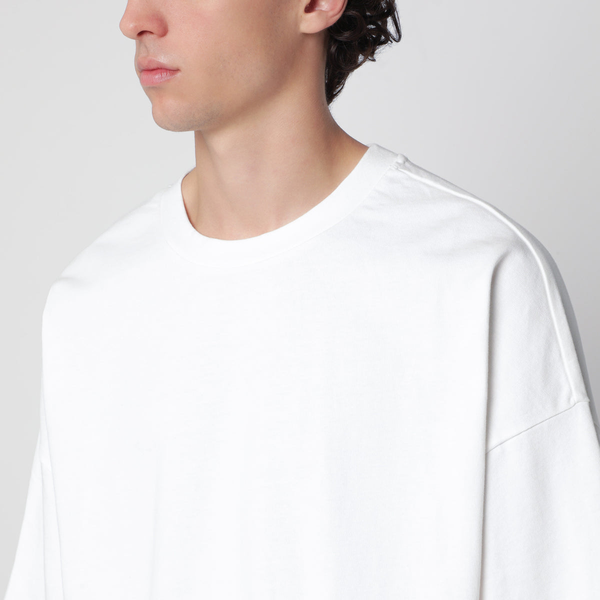 Heavy Boxy T-Shirt aus weißer Baumwolle