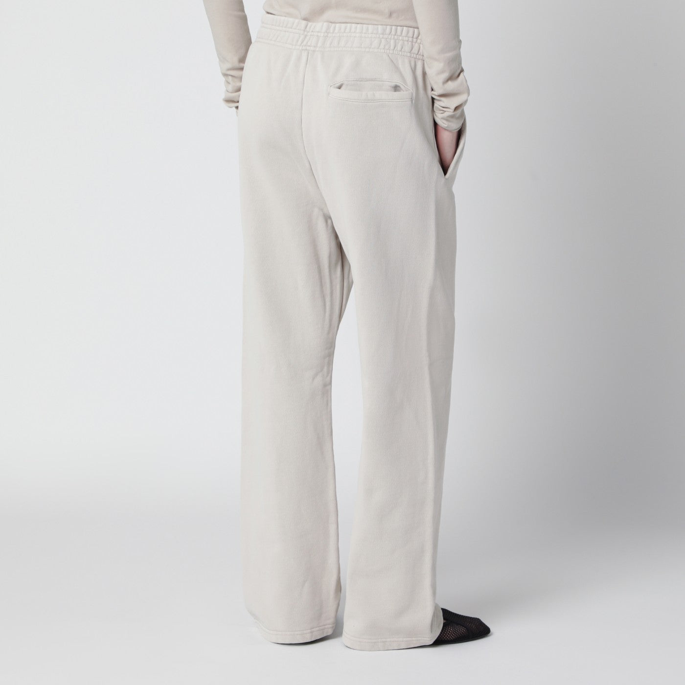 Pantalone jogging bianco vintage