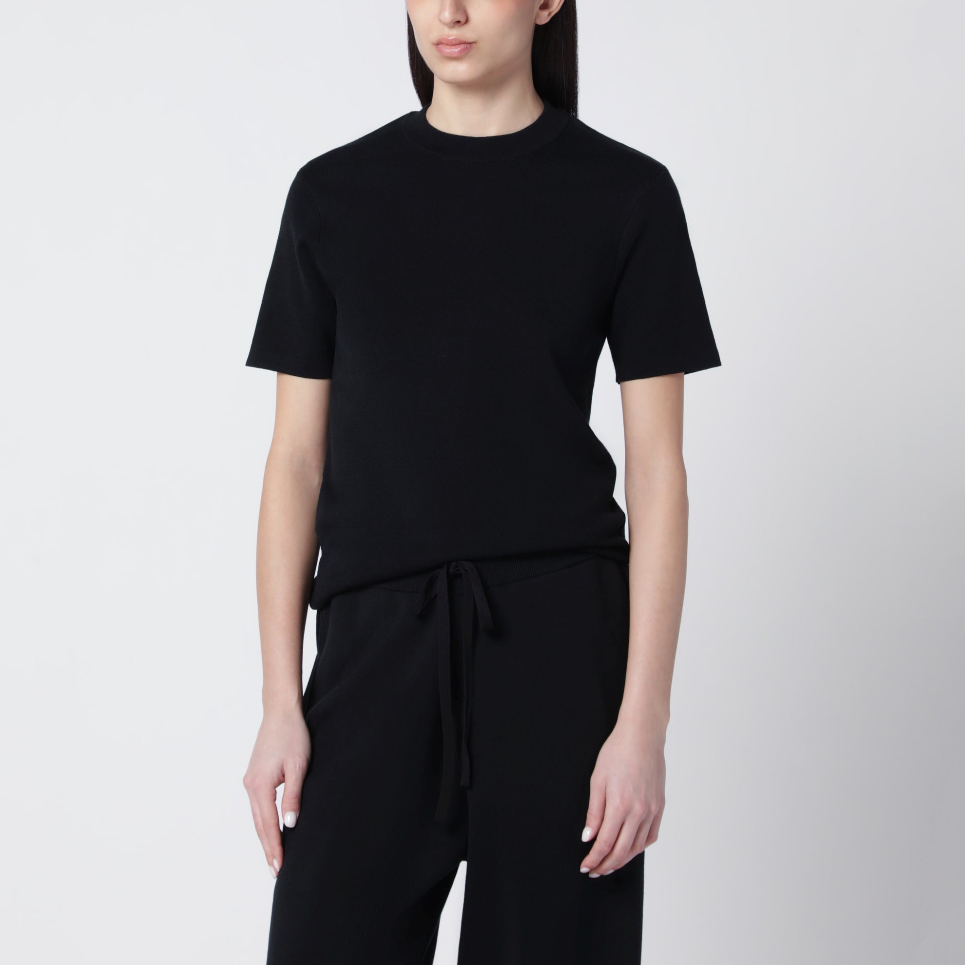 T-shirt in cotone nera