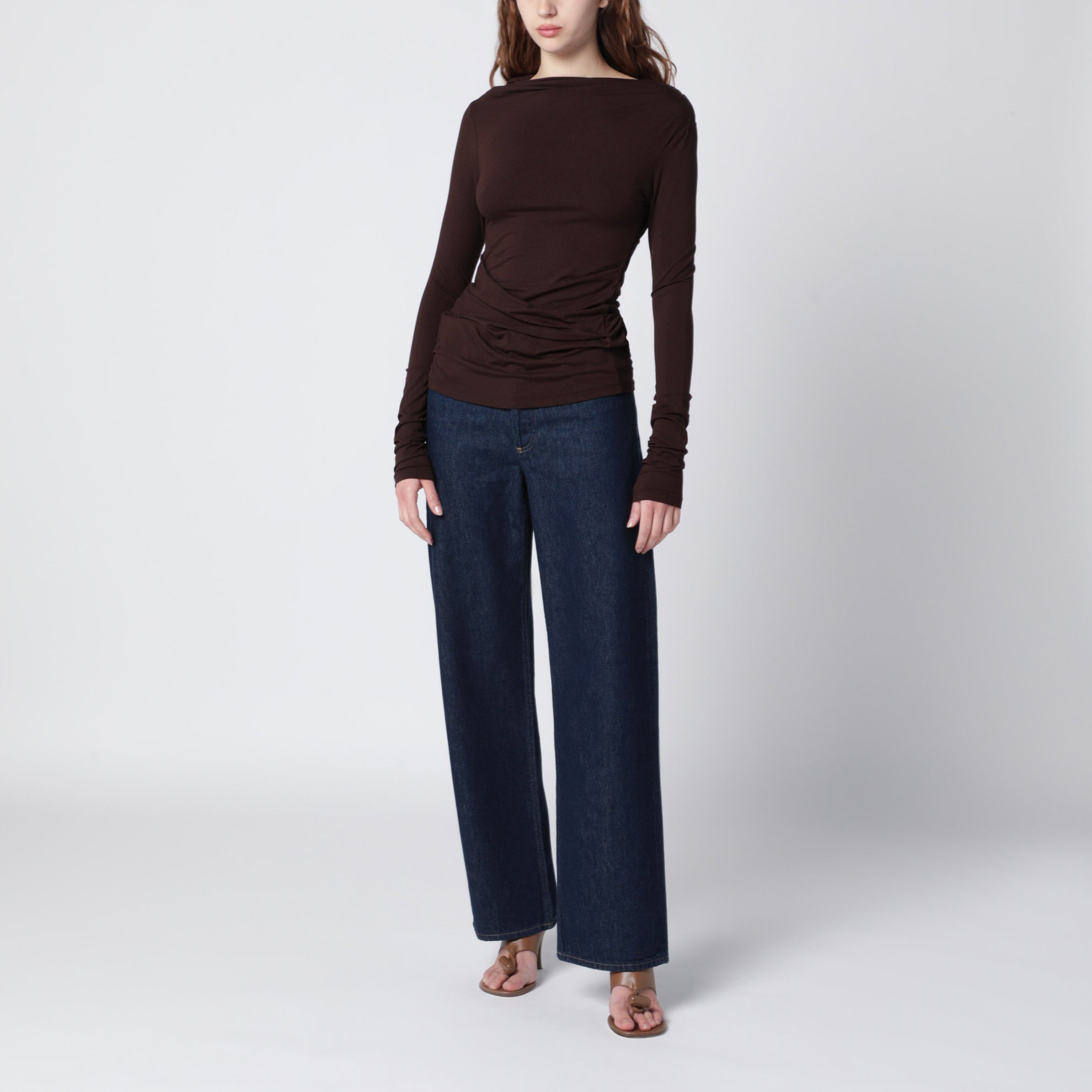 Top twist couleur tabac