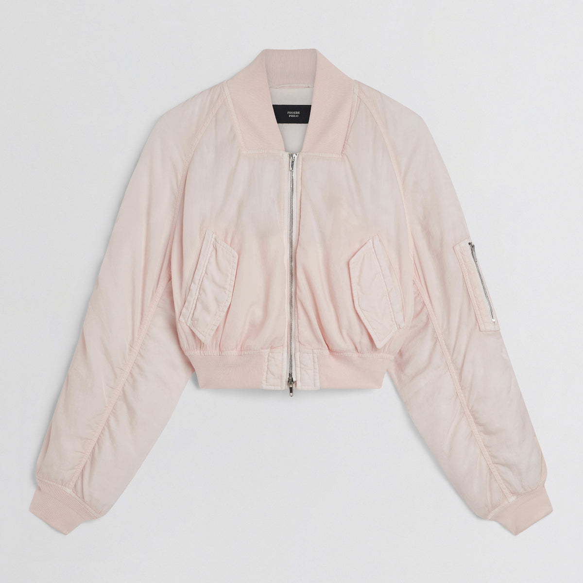 Washed bomber jacket