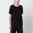 Ezra T-shirt in black wool blend