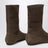 Bottines stretch Cindy marron en daim