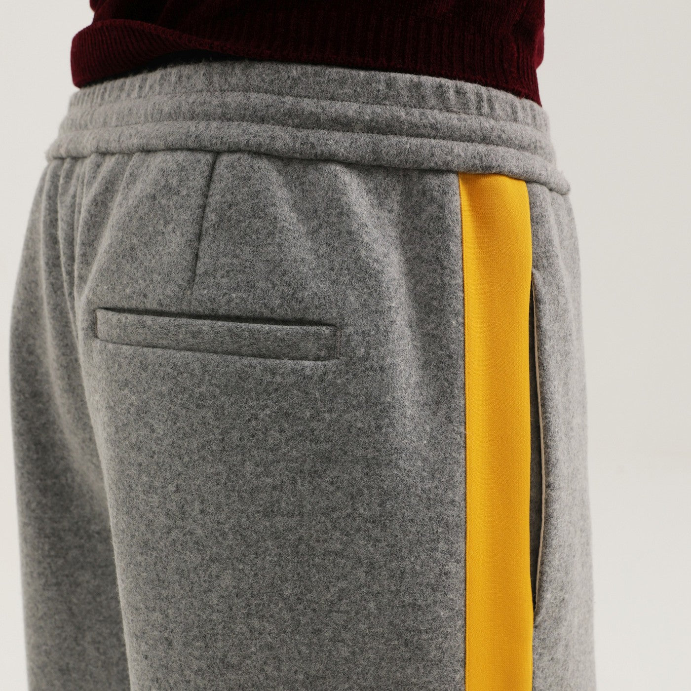 Pants with side stripe