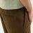 Olive green straight leg cotton pants