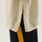 Maglione bianco a coste con spacchi