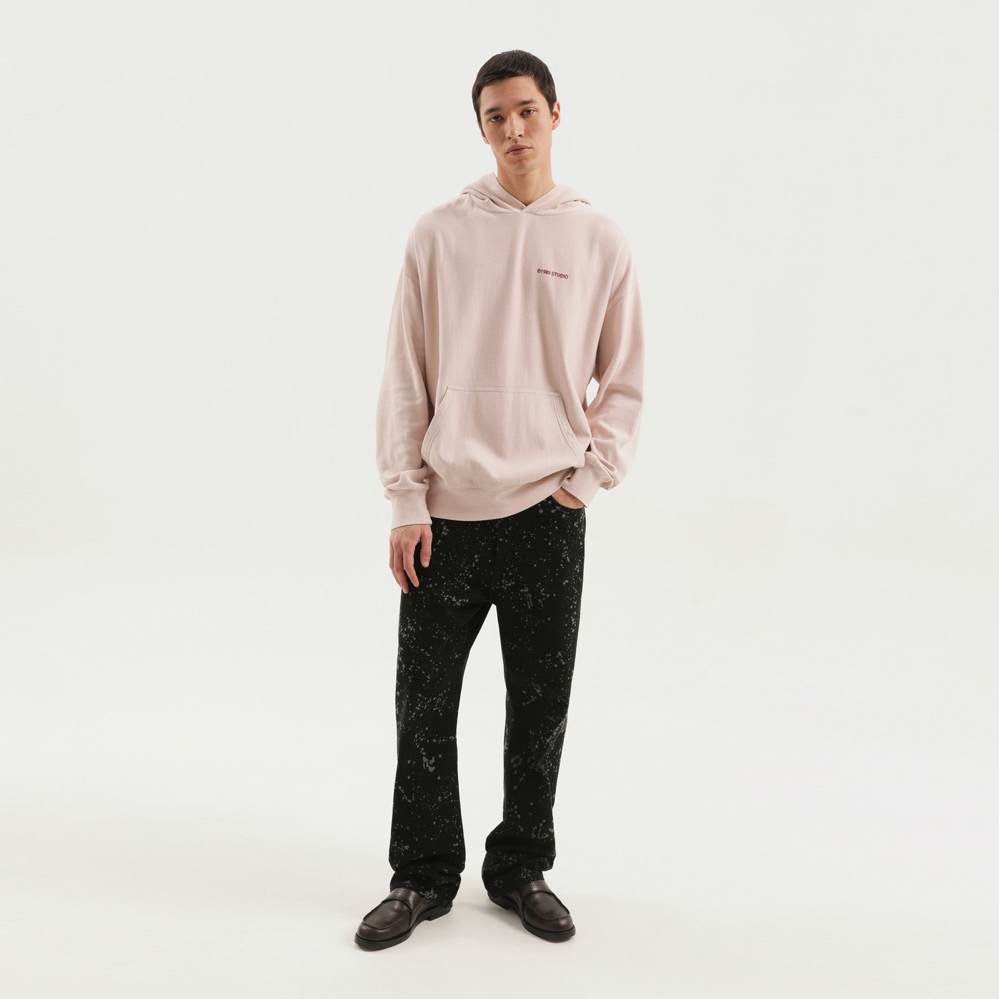 Hooded sweatshirt In My Dreams pink