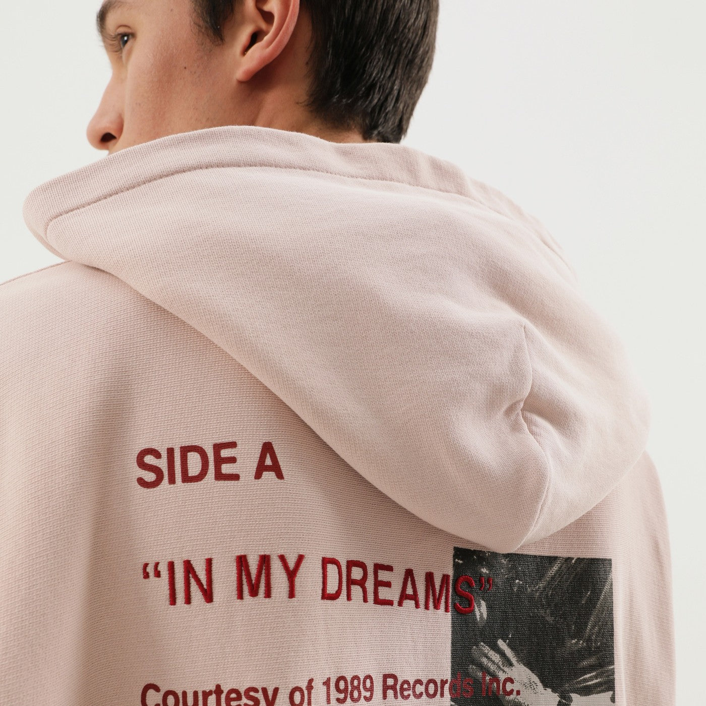 Hooded sweatshirt In My Dreams pink