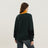 Pull à col roulé vert et jaune
