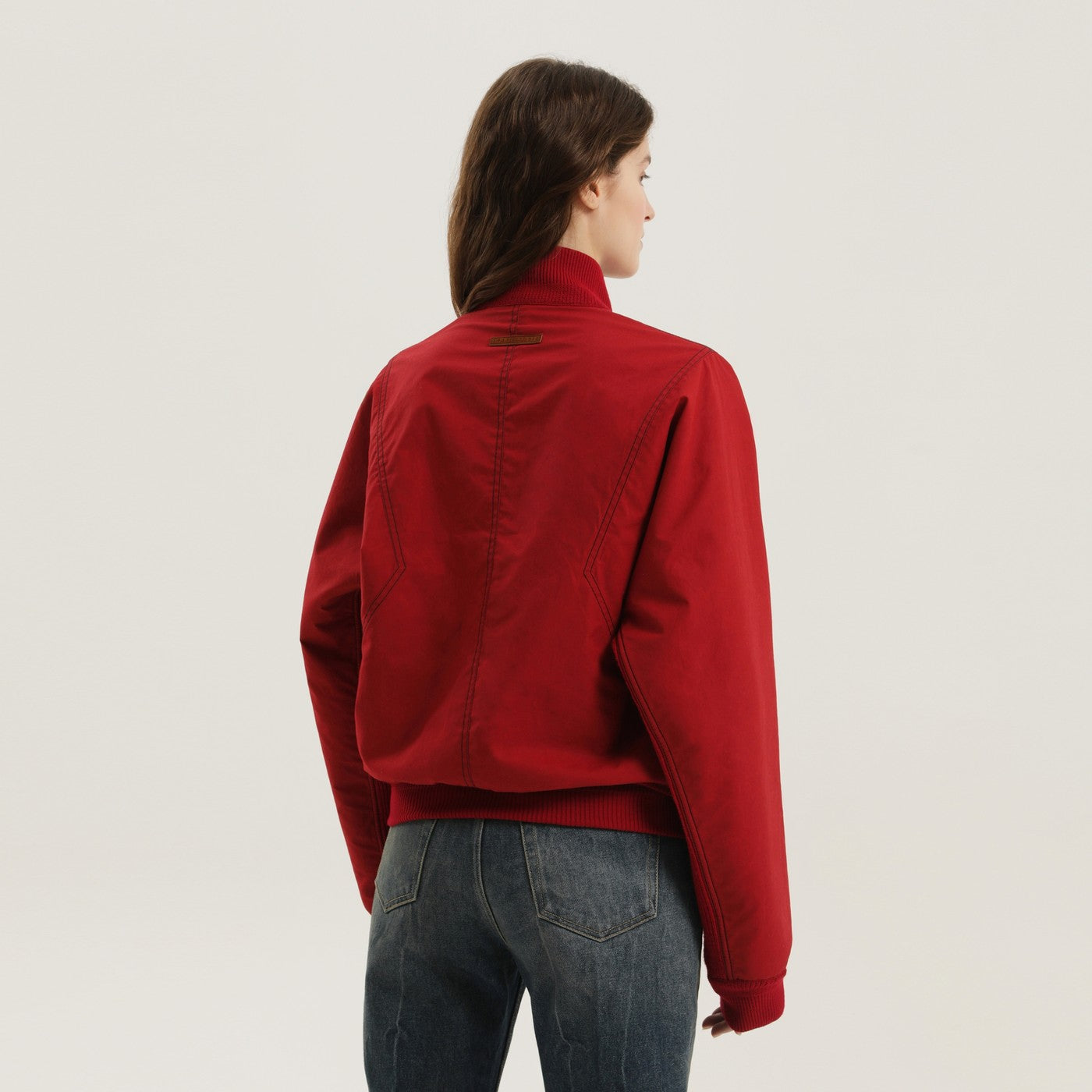 Giacca reversibile rossa e nera
