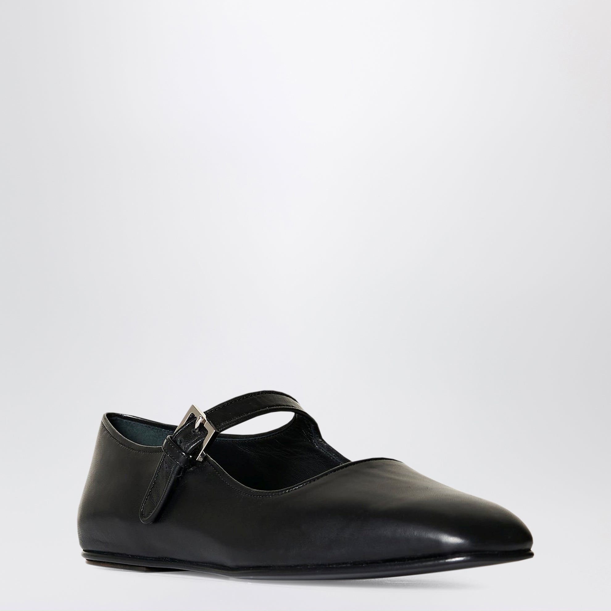 Ava Mary Jane Schuhe schwarz aus Leder