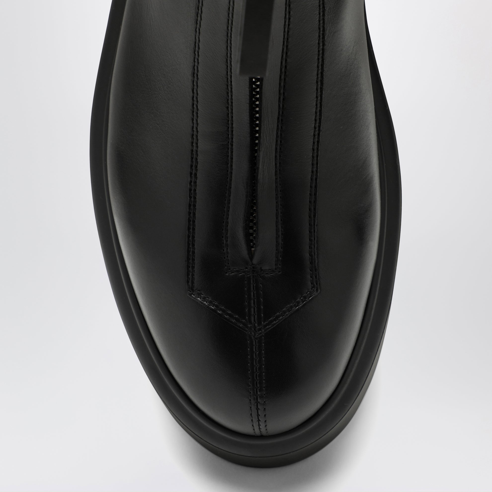 Stivale Zipped Boot I nero in pelle