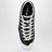 Sneakers 1.30PM noires/blanches en toile