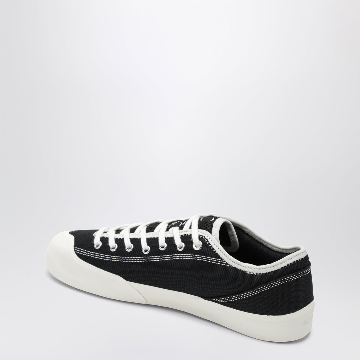 Sneakers 1.30PM noires/blanches en toile