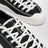 Sneakers 1.30PM noires/blanches en toile