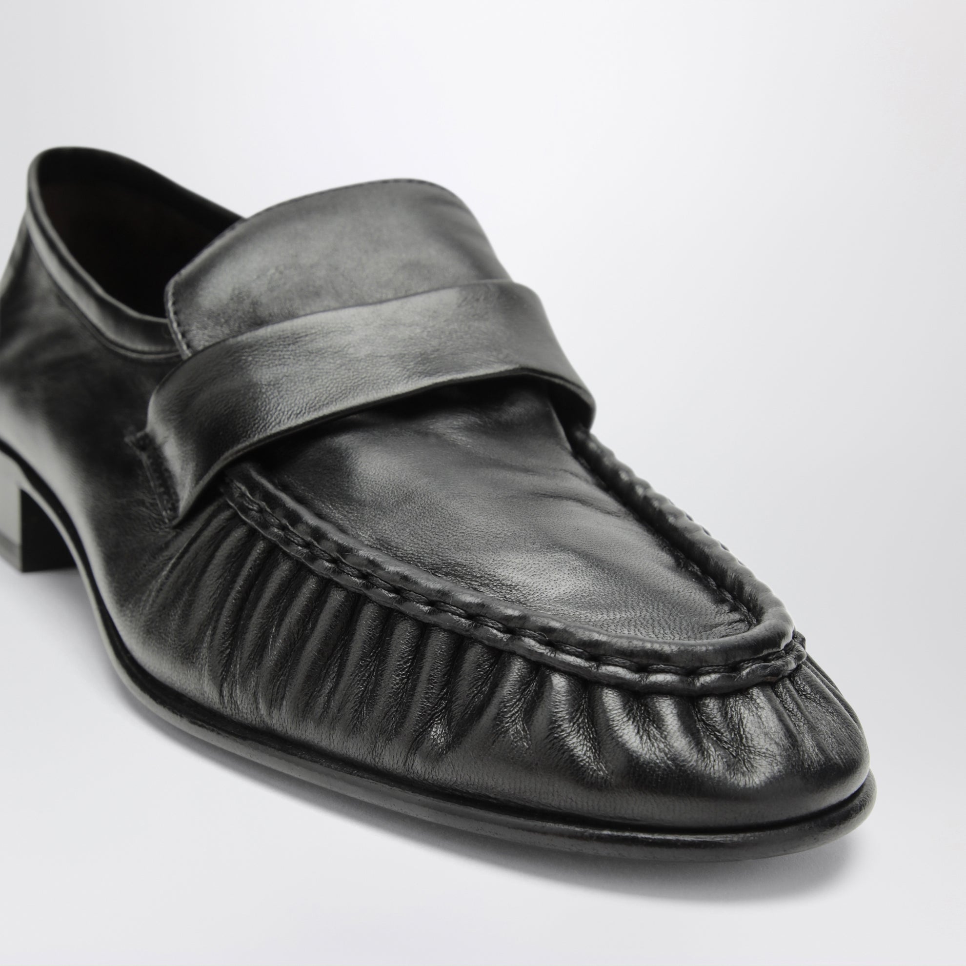 Soft Loafer black loafers in nappa leather