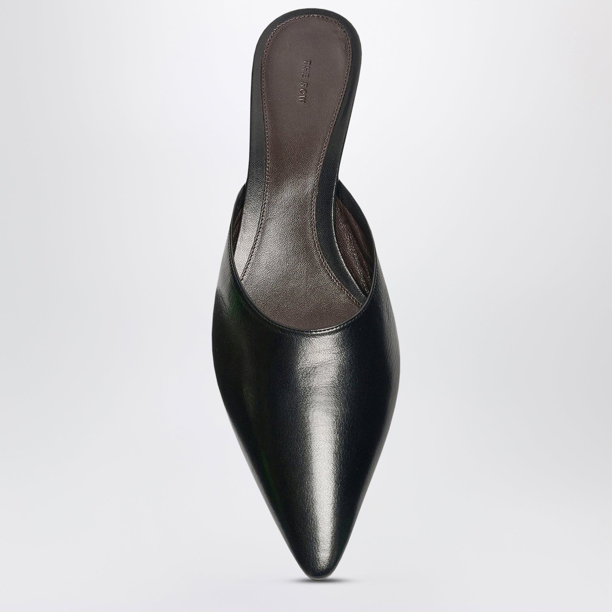 Mules Liisa noires en cuir d’agneau