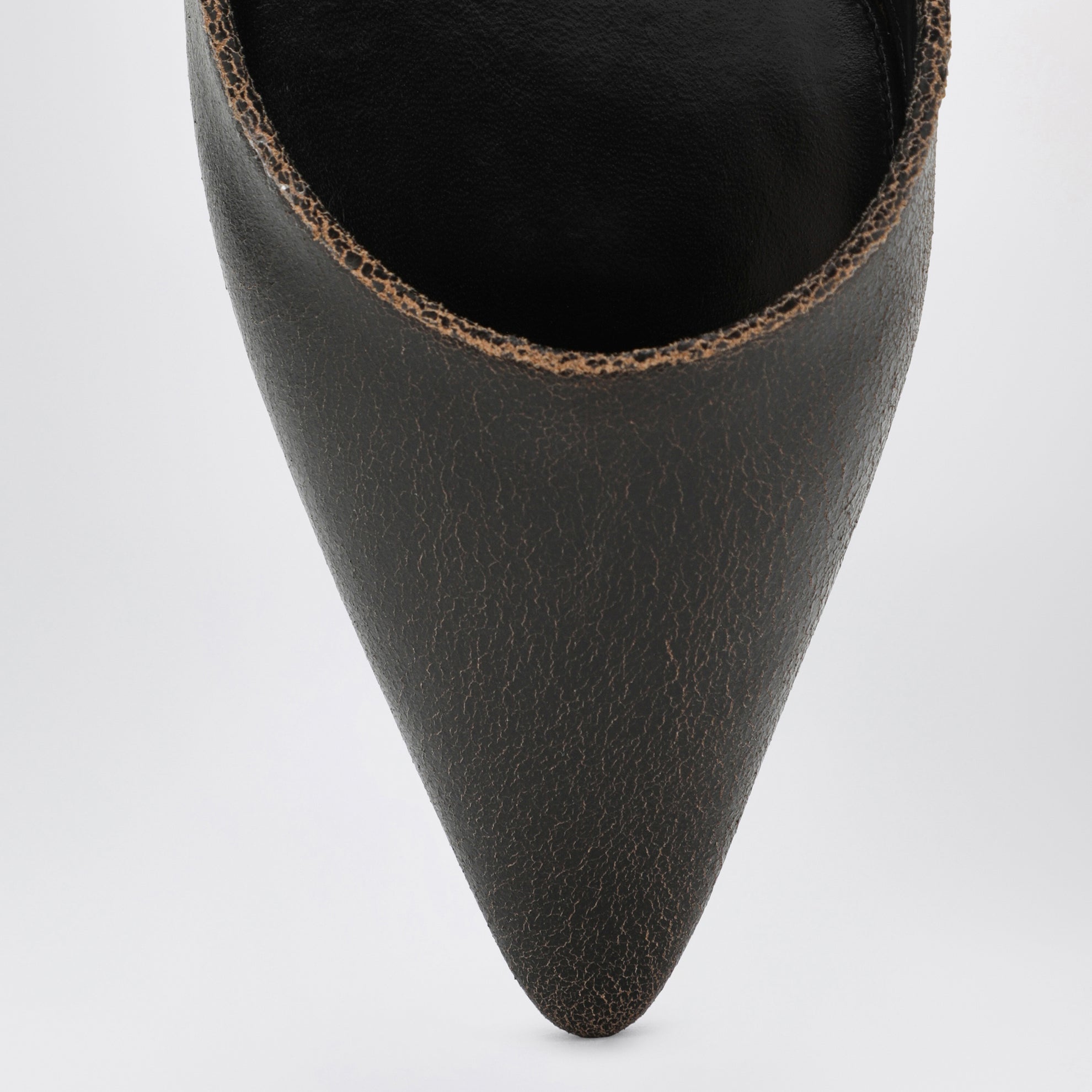 Décolleté d'Orsay Liisa in suede marrone scuro