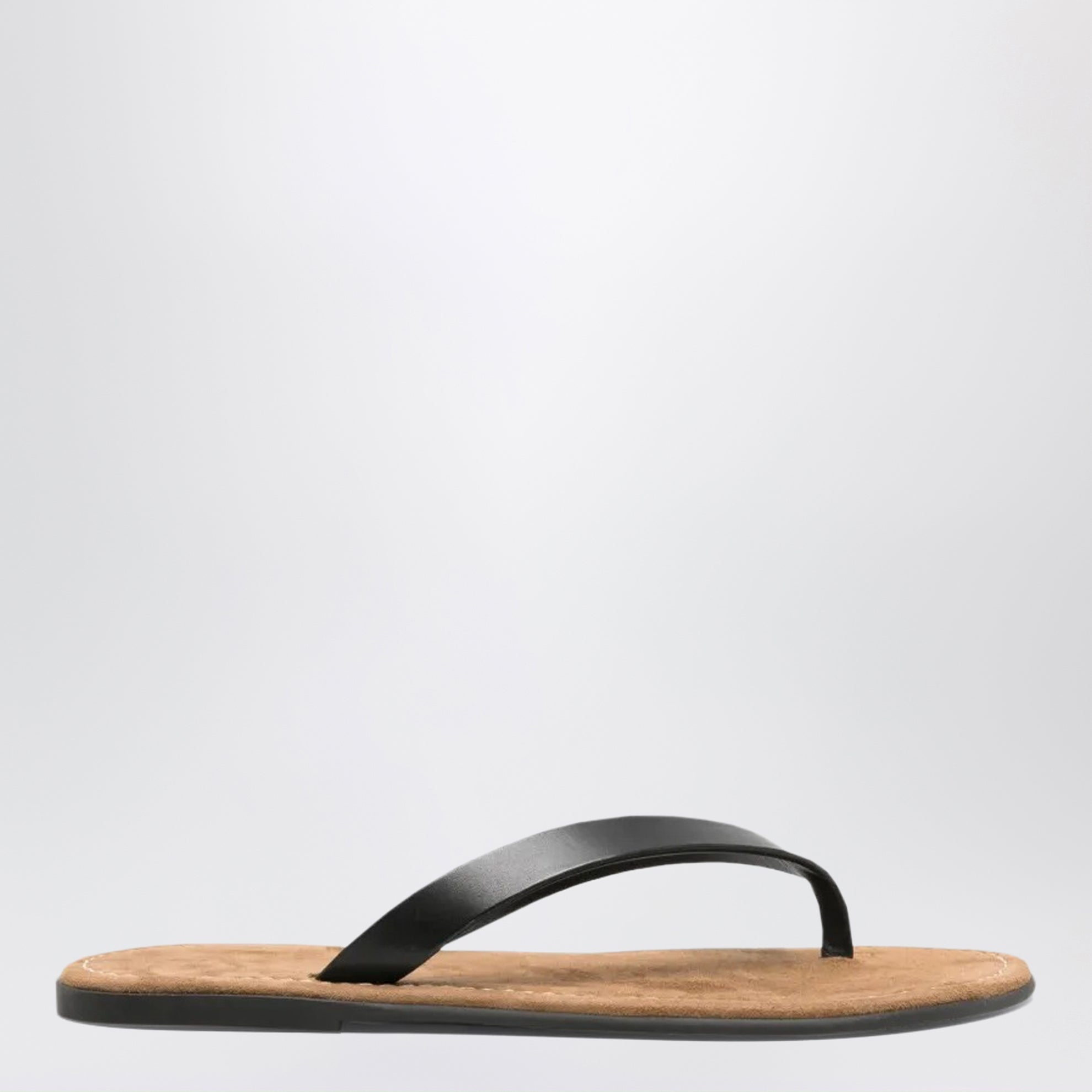 Infradito in pelle nere