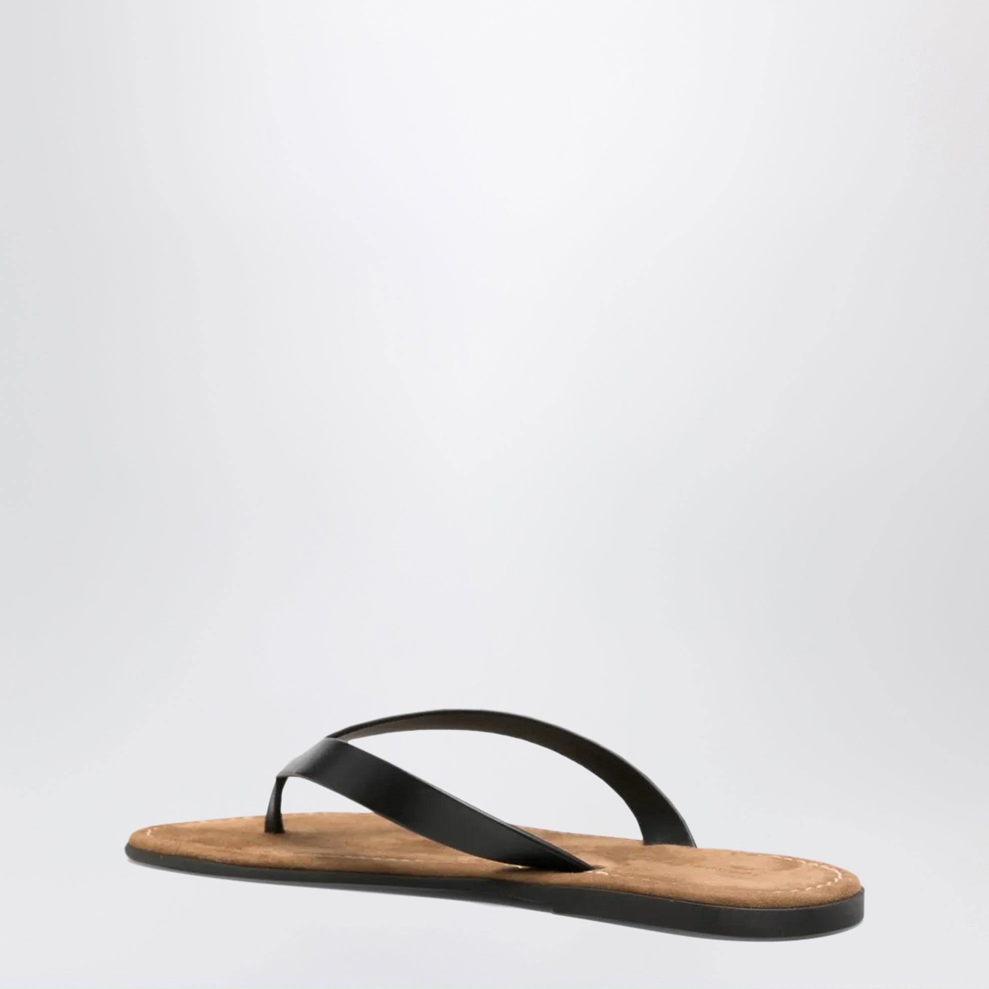 Infradito in pelle nere