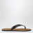 Flip-Flops aus Kalbsleder in Braun