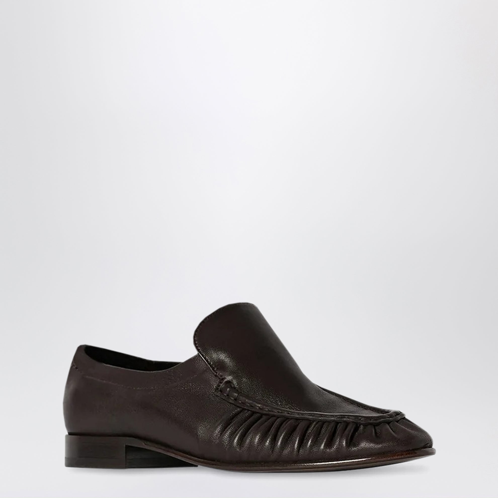 Weicher Nappa-Loafer Two in Lackbraun