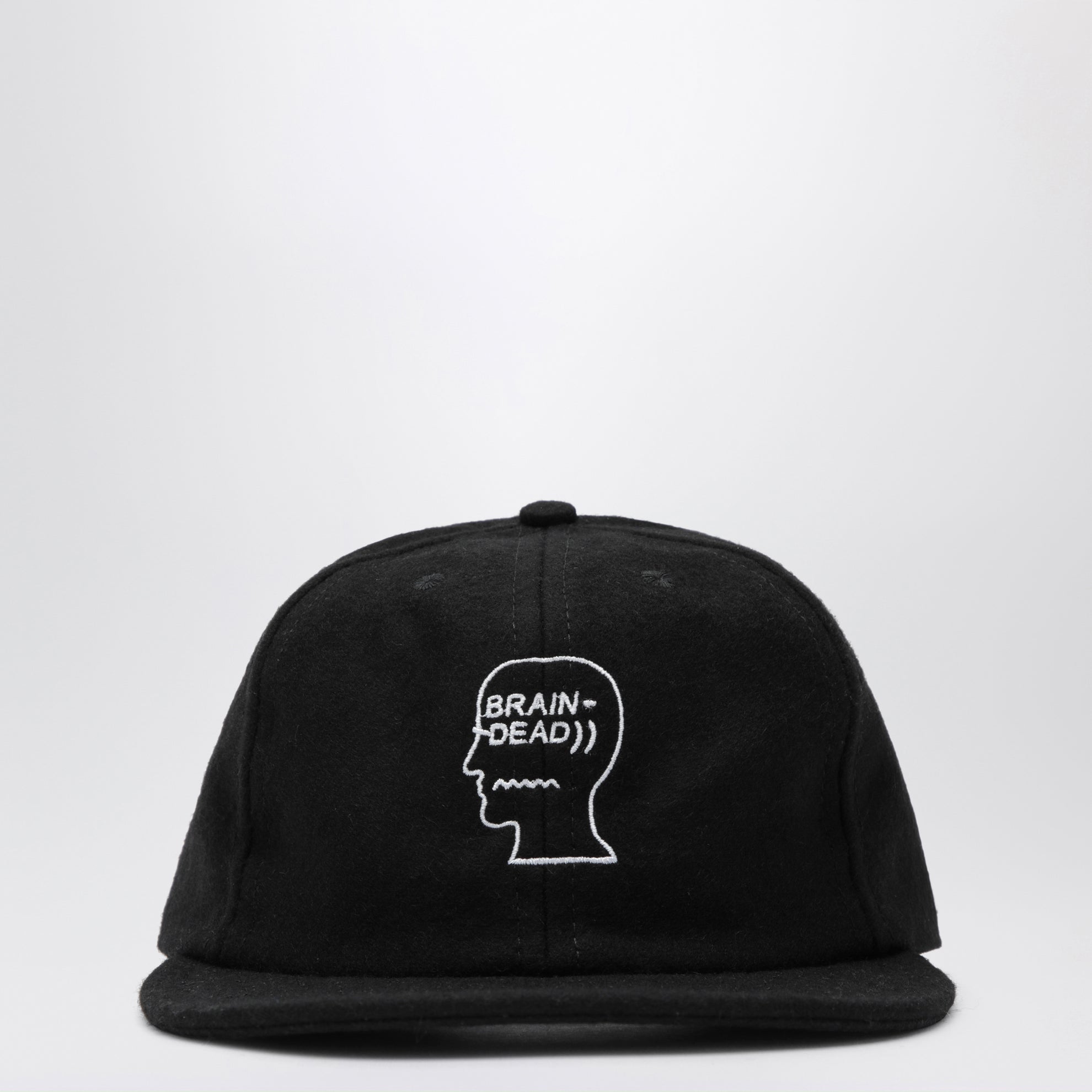 Casquette de baseball noire avec logo brodé