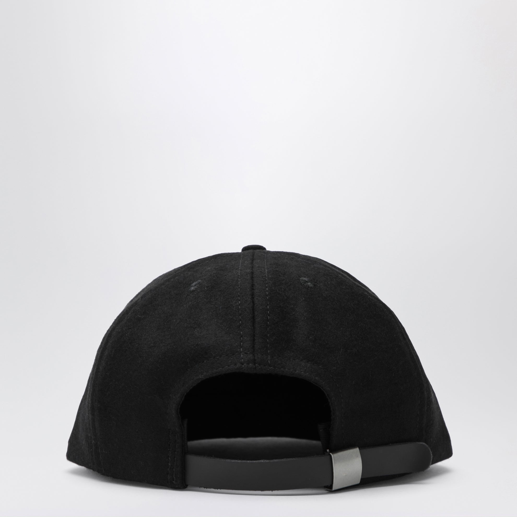 Casquette de baseball noire avec logo brodé