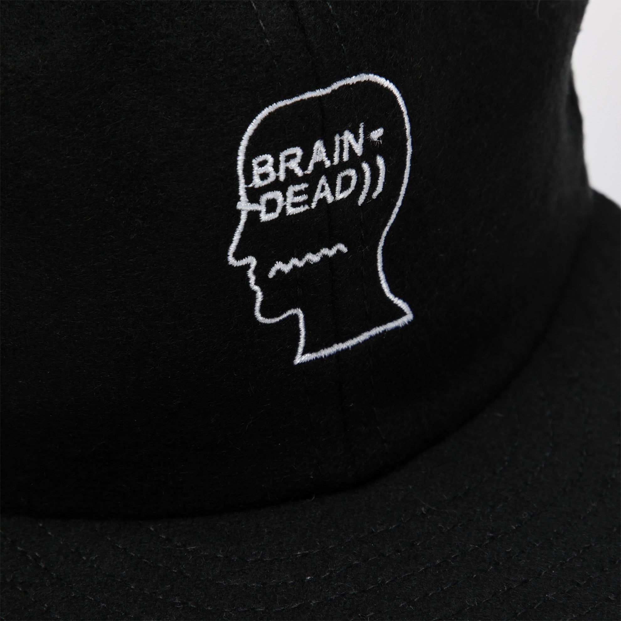 Casquette de baseball noire avec logo brodé